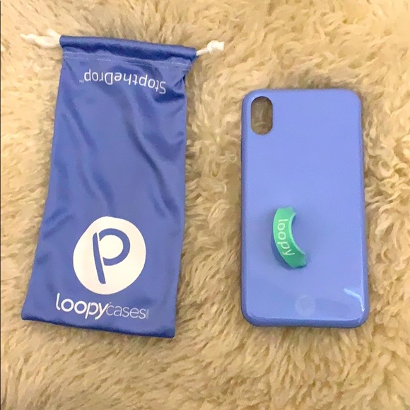 Loopy Case for iPhone XS Max -periwinkle